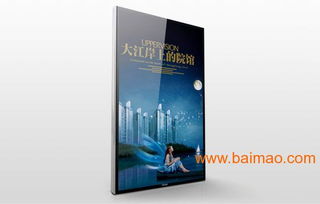 深圳颖网 专业供应65寸竖式壁挂广告机，打造高效广告与交互解决方案